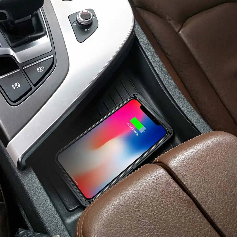 Ccem Ribbons™ 15W Wireless Car Charger Pad – Fast Charge Stand for iPhone 16/15/14 & Samsung S24/S23