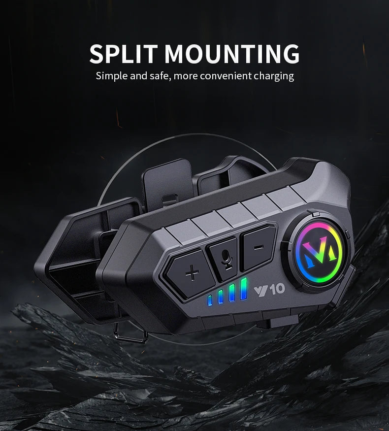 Ccem Ribbons™ | Y10 Ultra-Clear Wireless Helmet Audio System