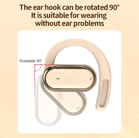 Ccem Ribbons Apex-1: Open-Ear Bluetooth 5.4 Sport Earbuds (IPX6 Waterproof)